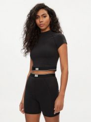 Ugg Bluzka Trina 1152860 Czarny Regular Fit. Czarne bluzki damskie UGG, xs, bez wzorów, z bawełny, bez kołnierzyka, bez ramiączek. Za 179.99 zł.