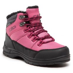 Trekkingi CMP. Czarne kozaki damskie CMP, bez wzorów, trekkingowe. Za 389.99 zł.