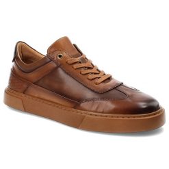 Brązowe Półbuty Artiker Eleganckie Obuwie Męskie. Brązowe eleganckie półbuty Artiker, ze skóry, biznesowe, bez zapięcia. Za 279.00 zł.