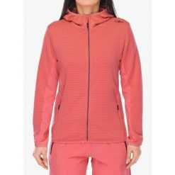 Bluza trekkingowa damska CMP Glentra Jacket. Czerwone bluzy damskie CMP, bez wzorów, bez kaptura. Za 384.99 zł.