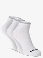 Adidas Performance skarpety do obuwia sportowego pakowane po 3 szt. Kobiety Bawełna biały, XL. Białe skarpety damskie adidas Performance, bez wzorów, z bawełny. Za 44.95 zł.