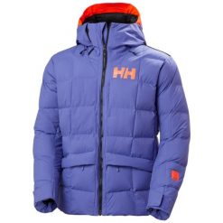 Kurtka z kapturem Helly Hansen Emiko Ridable. Fioletowe kurtki męskie Helly Hansen, na zimę, m, bez wzorów, z puchu, sportowe, z kapturem. Za 1,739.00 zł.