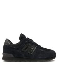 New Balance Sneakersy GC574EVE Czarny. Czarne buty sportowe chłopięce New Balance, bez wzorów, ze skóry, bez zapięcia. Za 386.99 zł.
