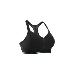 Biustonosz do biegania SPORTANCE CONFORT. Czarne biustonosze KALENJI, z elastanu. Za 59.99 zł.