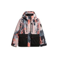 Damska kurtka narciarska Superdry Ultimate Freestyle. Czerwone kurtki sportowe damskie Superdry., na zimę, bez wzorów, bez kaptura, narciarskie. Za 1,173.10 zł.