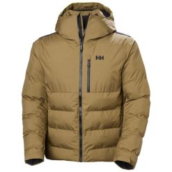 Kurtka puchowa Helly Hansen Kvitfjell. Brązowe kurtki sportowe męskie Helly Hansen, na zimę, m, bez wzorów, z puchu, narciarskie. Za 1,411.00 zł.