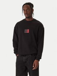 HUGO Bluza Danotop 50553134 Czarny Regular Fit. Czarne bluzy męskie Hugo, l, bez wzorów, z bawełny, bez kaptura. Za 549.99 zł.