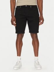 Calvin Klein Jeans Szorty jeansowe J30J327195 Czarny Regular Fit. Czarne szorty męskie Calvin Klein Jeans, m, bez wzorów, z bawełny. Za 189.99 zł.