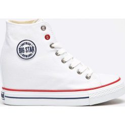 Big Star - Trampki. Szare trampki i tenisówki damskie Big Star, z materiału. W wyprzedaży za 79.90 zł.