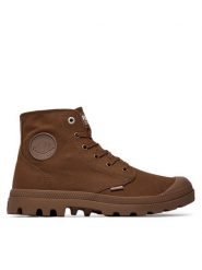 Palladium Trapery 73089-291-M Brązowy. Brązowe śniegowce i trapery męskie Palladium, z materiału, bez zapięcia. Za 349.99 zł.