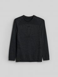 4F Bielizna termoaktywna bezszwowa (góra) męska - szara L/XL. Szara bielizna termoaktywna męska 4f, l, z materiału. Za 149.99 zł.