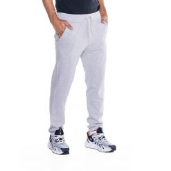 Bluza miękki z bawełna z kieszeń na czas wolny. Szare bluzy męskie LEONE 1947 APPAREL, z bawełny, bez zapięcia, na fitness i siłownię. W wyprzedaży za 131.35 zł.