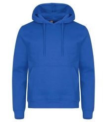 Clique Miami Hoody – bluza z kapturem z bawełny i poliestru z recyklingu. Niebieskie bluzy męskie CLIQUE, xl, bez wzorów, z bawełny, z kapturem. Za 173.55 zł.