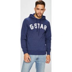 G-Star Raw - Bluza. Szare bluzy męskie G-Star Raw, z nadrukiem, z bawełny. W wyprzedaży za 369.90 zł.