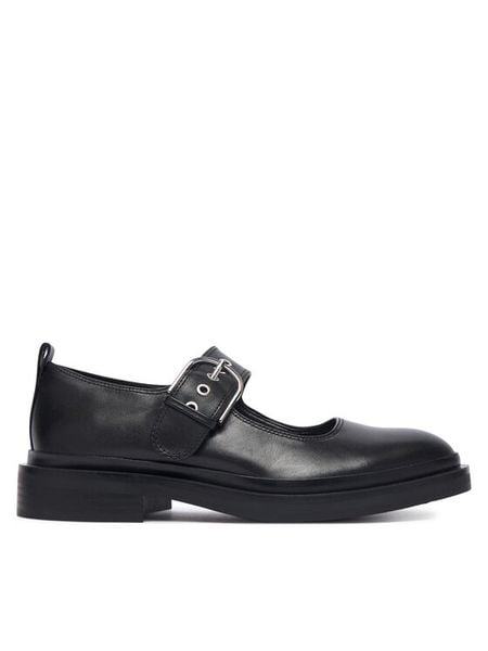 Clarks Półbuty Previa Bar 26329410 Czarny. Czarne półbuty damskie Clarks, bez wzorów, bez obcasa, na płaskiej podeszwie, bez zapięcia. Za 389.99 zł.