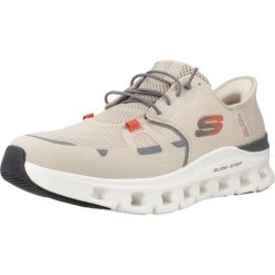 Buty SKECHERS GLIDE STEP PRO Beżowy. Brązowe buty sportowe męskie Skechers, bez zapięcia. Za 390.99 zł.