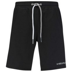 Spodenki tenisowe chłopięce Head Club Jacob Bermudas Boy. Czarne szorty dla chłopców Head, bez wzorów, sportowe. Za 110.00 zł.