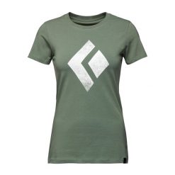 Koszulka wspinaczkowa damska Black Diamond Chalked Up. Zielone koszulki sportowe damskie Black Diamond, m, bez wzorów, sportowe, bez kołnierzyka. Za 67.99 zł.