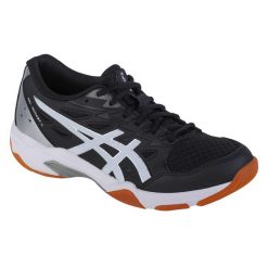 Buty do siatkówki damskie, ASICS Gel-Rocket 11. Białe obuwie sportowe damskie Asics, bez wzorów, z materiału, do siatkówki. Za 455.00 zł.