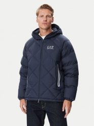 EA7 Emporio Armani Kurtka puchowa 7M002396 AF15923 UB102 Granatowy Regular Fit. Niebieskie kurtki męskie EA7 Emporio Armani, m, bez wzorów, z puchu, bez kaptura. Za 1,859.00 zł.