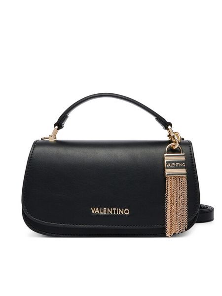 Valentino Torebka Iride VBS9OU09 Czarny. Czarne torebki do ręki damskie Valentino, bez wzorów, ze skóry, bez dodatków. Za 387.99 zł.