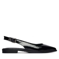 Baleriny Tamaris. Czarne baleriny damskie Tamaris, bez wzorów, bez obcasa. Za 369.99 zł.