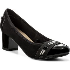 Półbuty CLARA BARSON - W17SS704-3 Czarny. Czarne półbuty damskie Clara Barson, z materiału. Za 89.99 zł.