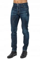 DSQUARED2 Męskie granatowe jeansy cool guy jean, Rozmiar 50. Białe jeansy męskie Dsquared2. W wyprzedaży za 999.99 zł.
