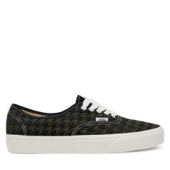 Tenisówki Vans. Zielone trampki męskie Vans, bez wzorów, bez zapięcia. Za 209.99 zł.
