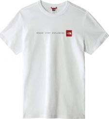 The North Face Koszulka Męska The North Face S/S NEVER STOP EXPLORING T-Shirt XS. T-shirty męskie The North Face, m, bez wzorów, bez kołnierzyka. Za 128.10 zł.