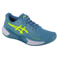Damskie buty do tenisa Asics Gel-Challenger 14 Clay. Niebieskie obuwie sportowe damskie Asics, bez wzorów, tenisowe. Za 469.99 zł.
