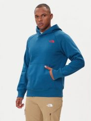 The North Face Bluza Redbox NF0A89F9 Niebieski Regular Fit. Niebieskie bluzy męskie The North Face, m, bez wzorów, z bawełny, bez kaptura. Za 279.99 zł.