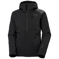 Damska kurtka narciarska z kapturem Helly Hansen Odin Insula 2.0. Niebieskie kurtki snowboardowe damskie Helly Hansen, xs, bez wzorów, z elastanu, z kapturem, narciarskie, primaloft. Za 1,109.00 zł.