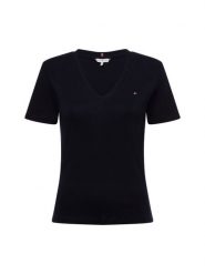Tommy Hilfiger Koszulka Kobiety Bawełna niebieski, L. Niebieskie t-shirty damskie Tommy Hilfiger, l, bez wzorów, z bawełny, bez kołnierzyka. Za 239.95 zł.
