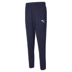 Spodnie Mężczyzna Puma Active niebieski. Fioletowe spodnie sportowe męskie Puma, m, bez wzorów, z dresówki, na fitness i siłownię. Za 204.80 zł.