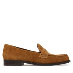 Loafersy Tory Burch. Brązowe mokasyny damskie Tory Burch. Za 1,724.00 zł.