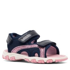 Sandały Nelli Blu. Niebieskie sandały dziewczęce Nelli Blu, bez zapięcia. Za 89.99 zł.