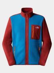 The North Face Polar Yumiori NF0A883R Niebieski Regular Fit. Niebieskie bluzy męskie The North Face, m, bez wzorów, z polaru, bez kaptura. Za 379.99 zł.