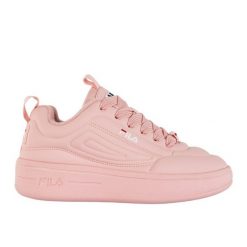 Buty Fila Superbubble FFW0536 40123 różowe. Czerwone obuwie sportowe damskie bez wzorów, z syntetyku. Za 372.22 zł.