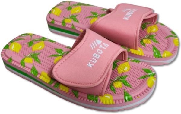 Piankowe klapki Kubota - Rzep Rozmiar 39 - Cytryny. Klapki męskie Kubota. Za 49.99 zł.