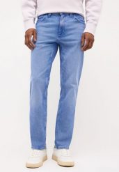 MUSTANG TRAMPER STRAIGHT MĘSKIE SPODNIE JEANSOWE JEANSY DENIM BLUE 1014873 5000 583. Niebieskie jeansy męskie Mustang, l, bez wzorów, z denimu. Za 229.99 zł.
