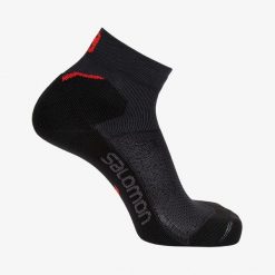 Skarpetki sportowe do biegania Salomon Speedcross Ankle niskie. Czarne skarpety damskie Salomon, bez wzorów. W wyprzedaży za 65.30 zł.
