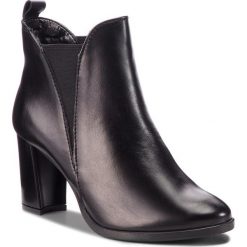 Botki SERGIO BARDI - Folgaria FW127362518DP 101. Czarne kozaki damskie Sergio Bardi, ze skóry, bez obcasa, na obcasie. W wyprzedaży za 219.00 zł.