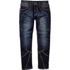 Dżinsy Regular Fit Straight bonprix ciemnoniebieski "stone used". Jeansy męskie marki bonprix. Za 59.99 zł.