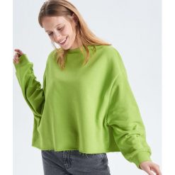 Gładka bluza oversize - Zielony. Bluzy damskie Cropp. W wyprzedaży za 19.99 zł.