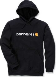 Carhartt Bluza Carhartt Signature Logo Midweight Black. Czarne bluzy męskie Carhartt, m, bez wzorów, bez kaptura. Za 265.11 zł.