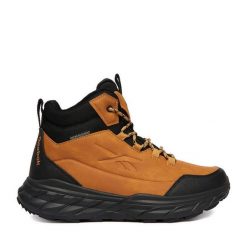 Trzewiki Reebok. Brązowe botki męskie Reebok, bez wzorów, bez zapięcia. Za 299.99 zł.