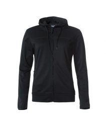 Clique Ottawa Women bluza z kapturem z miękkiego poliestru – black. Czarne bluzy damskie CLIQUE, m, bez wzorów, z materiału, z kapturem. Za 244.08 zł.