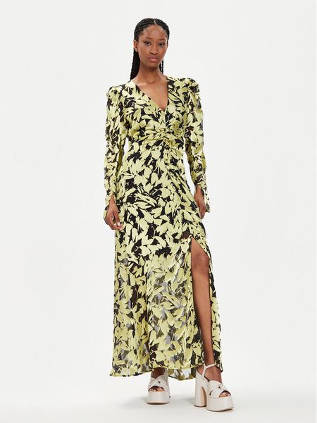 Gestuz Sukienka letnia Sikura 10908863 Zielony Relaxed Fit. Zielone sukienki damskie Gestuz, na lato, bez wzorów, z wiskozy, bez kołnierzyka, bez ramiączek. Za 2,019.00 zł.