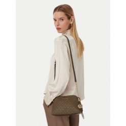 Torebka MICHAEL Michael Kors. Brązowe torebki do ręki damskie MICHAEL Michael Kors, bez wzorów, bez dodatków. Za 1,019.00 zł.